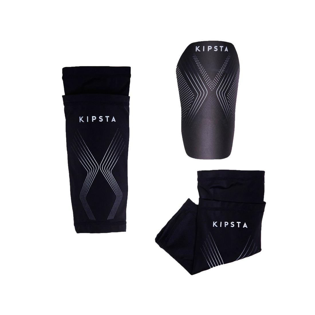 F700 Adult Football Shin Pads - Navy Blue, No Color, large image number 2