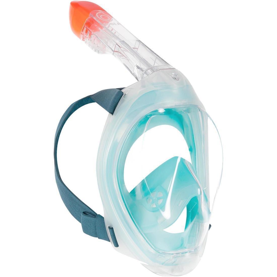 ML  Adult's Easybreath Surface Mask 500, Turquoise Green, No Color, large image number 0