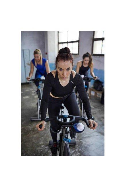 تيشيرت لياقة بدنية قصير بأكمام طويلة، بأسود، مقاس S, No Color, large image number 8