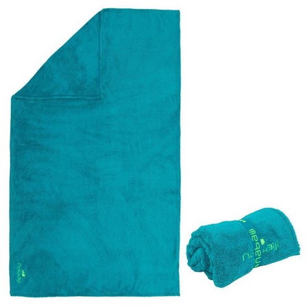 NABAIJI - Ultra-Soft Microfibre Towel Size L 80 x 130 cm, Teal Green