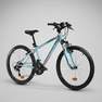 BTWIN - دراجة جبلية  روكرايدر 24 أس تي 500 للأطفال مقاس 24 إنش من عمر 9 إلى 12 عامًا - نيون ، أصفر ليموني