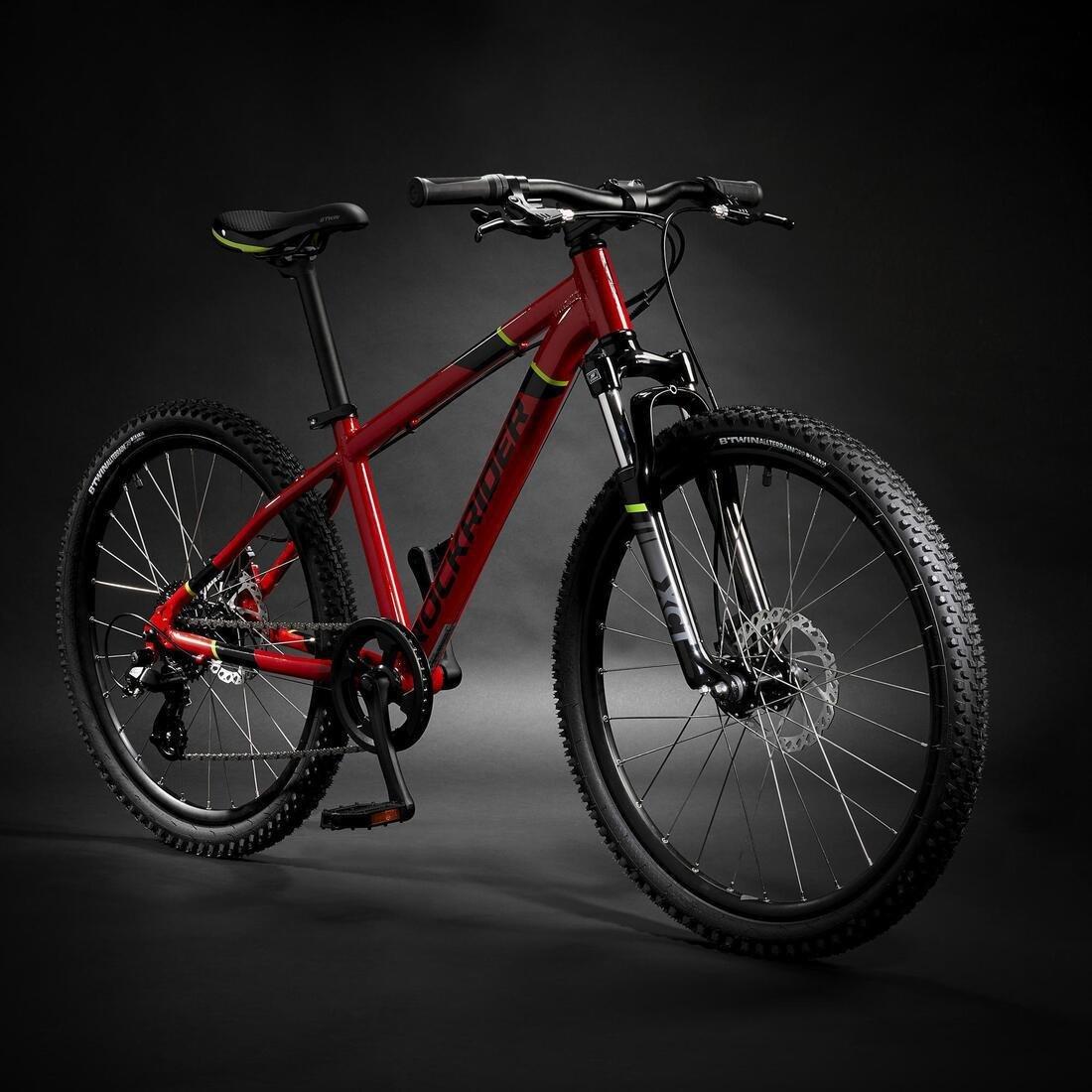 24  Rockrider ST 900 Kids' Mountain Bike 9-12 24 - Red, Scarlet Red, , large image number 1