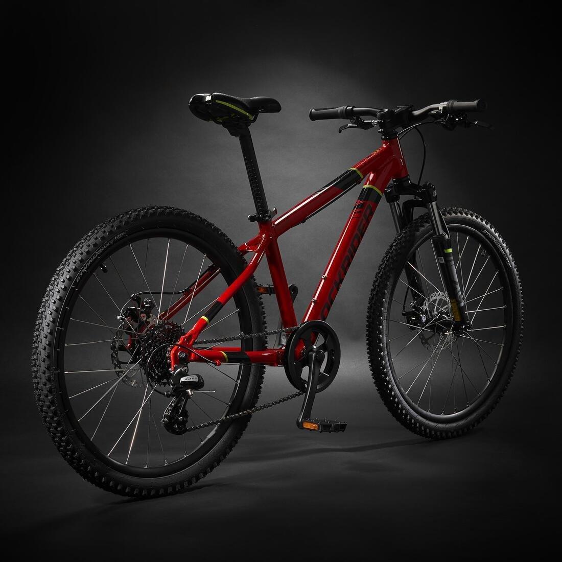 24  Rockrider ST 900 Kids' Mountain Bike 9-12 24 - Red, Scarlet Red, , large image number 2