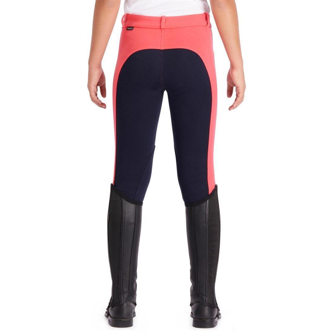 بنطلون فروسية 120 للأطفال في سن 10-11 سنة، أزرق داكن, No Color, large image number 9