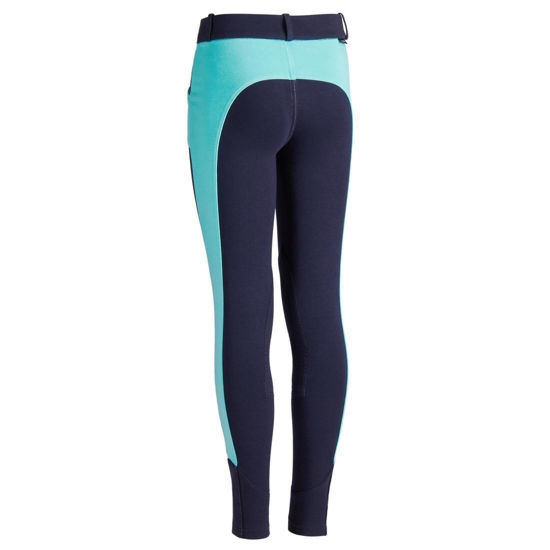 بنطلون فروسية 120 للأطفال في سن 10-11 سنة، أزرق داكن, No Color, large image number 11