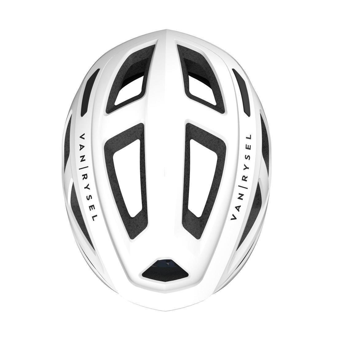 Medium  Roadr 500 Road Cycling Helmet, Black, , large image number 4