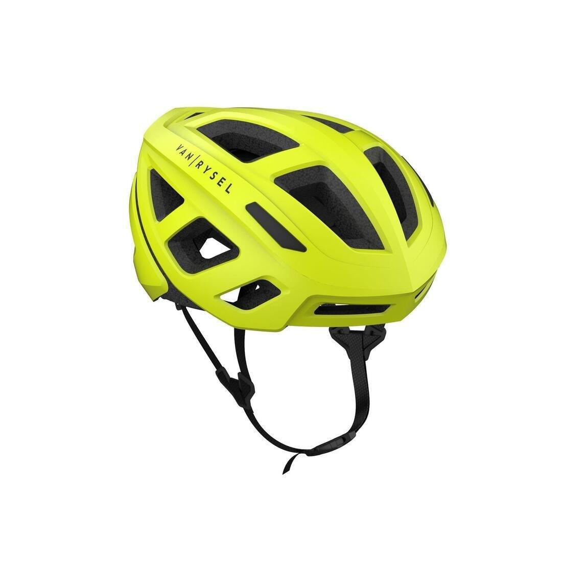 Medium  Roadr 500 Road Cycling Helmet, Black, , large image number 11