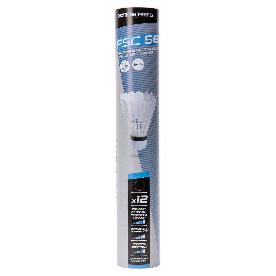 عبوة 12 قطعة من كرة الريشة السريعة ف.س.س 560، سبيد 77، أبيض, No Color, large image number 0