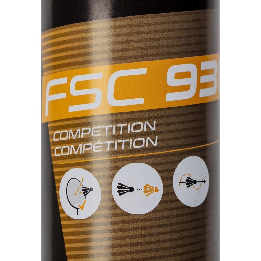 عبوة 12 قطعة من كرة الريشة السريعة FSC 930، سبيد 77، بيضاء, , large image number 3
