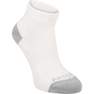 ARTENGO - Eu 31-34  Kids' Mid Tennis Socks Tri-Pack Rs 160, White