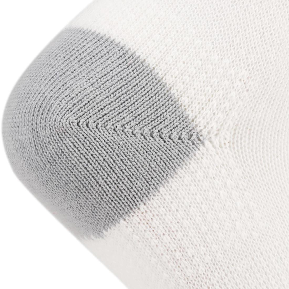 Eu 31-34  Kids' Mid Tennis Socks Tri-Pack Rs 160, White, No Color, large image number 4