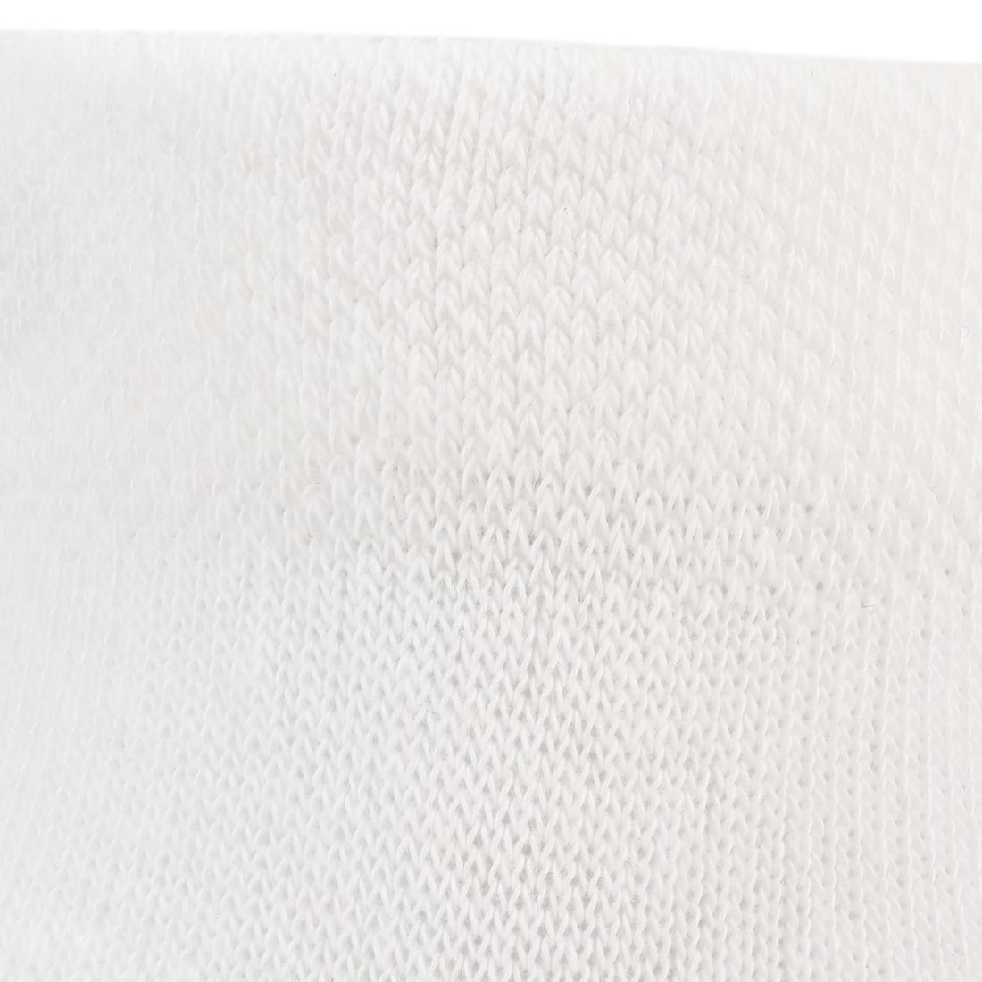 Eu 31-34  Kids' Mid Tennis Socks Tri-Pack Rs 160, White, No Color, large image number 5