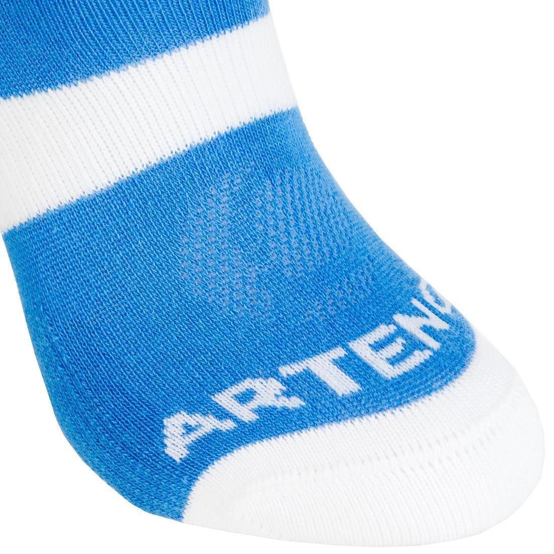 Eu 31-34  Kids' Mid Tennis Socks Tri-Pack Rs 160, White, No Color, large image number 14