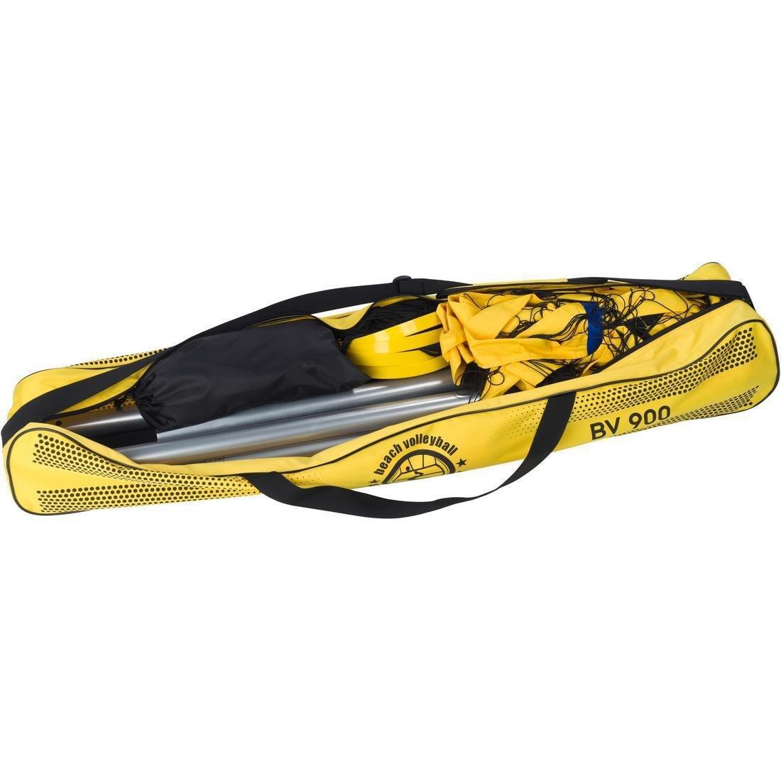 Official Dimensions Beach Volleyball Set BV900 - Yellow, Lemon Yellow, No Color, large image number 2