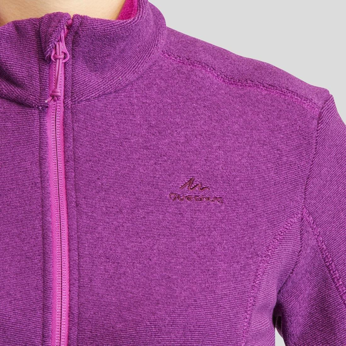 XS  Women's Walking Fleece Jacket, Aubergine, , large image number 6