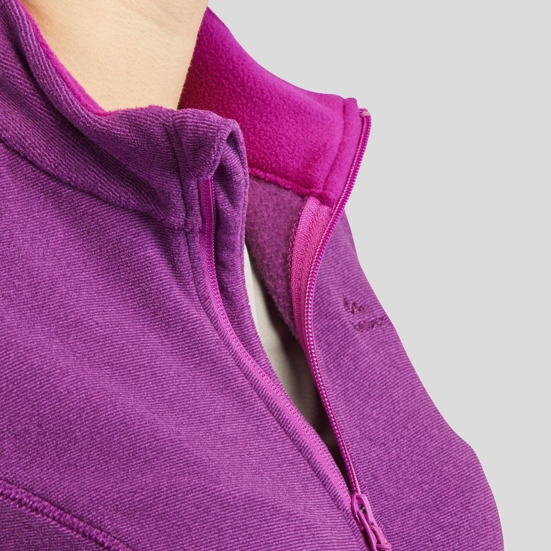 XS  Women's Walking Fleece Jacket, Aubergine, , large image number 13