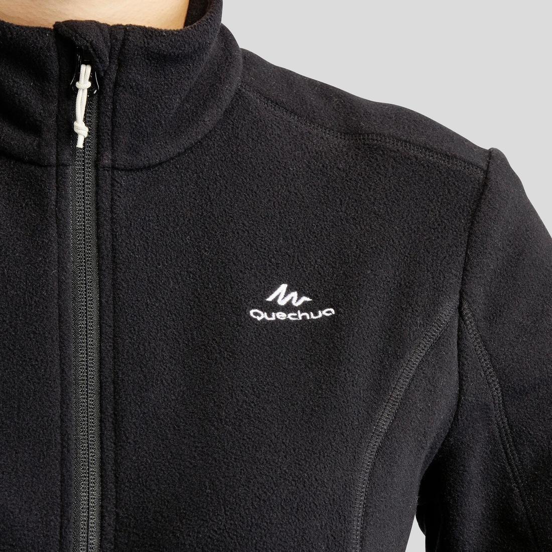 Large  Women's Walking Fleece Jacket, Black, , large image number 7