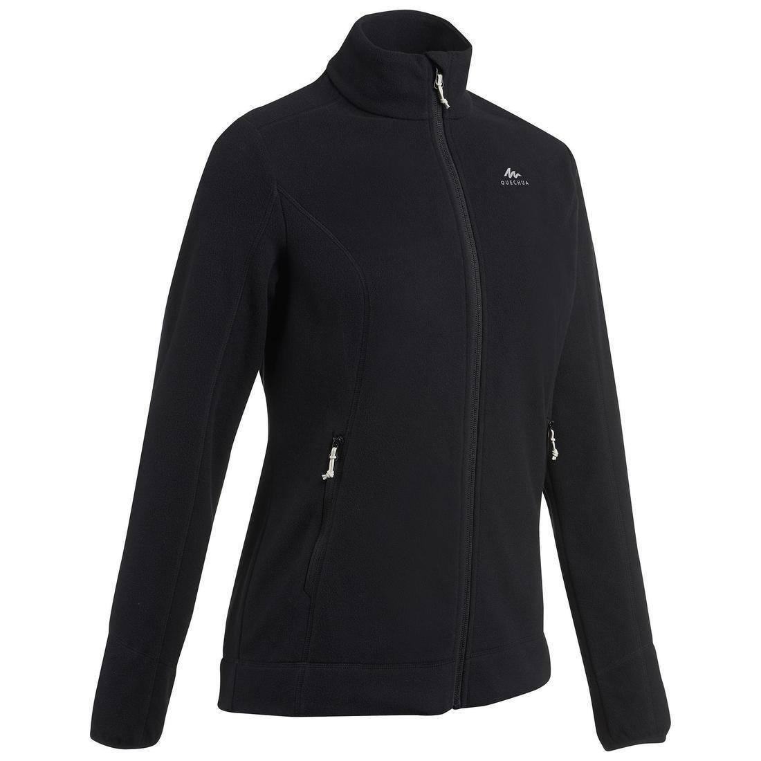 Medium  Women's Walking Fleece Jacket, Black, No Color, large image number 0