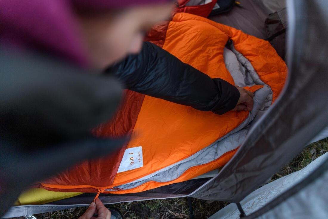 Medium  Forclaz 0/5� Ultralight Trekking Sleeping Bag, No Color, large image number 8
