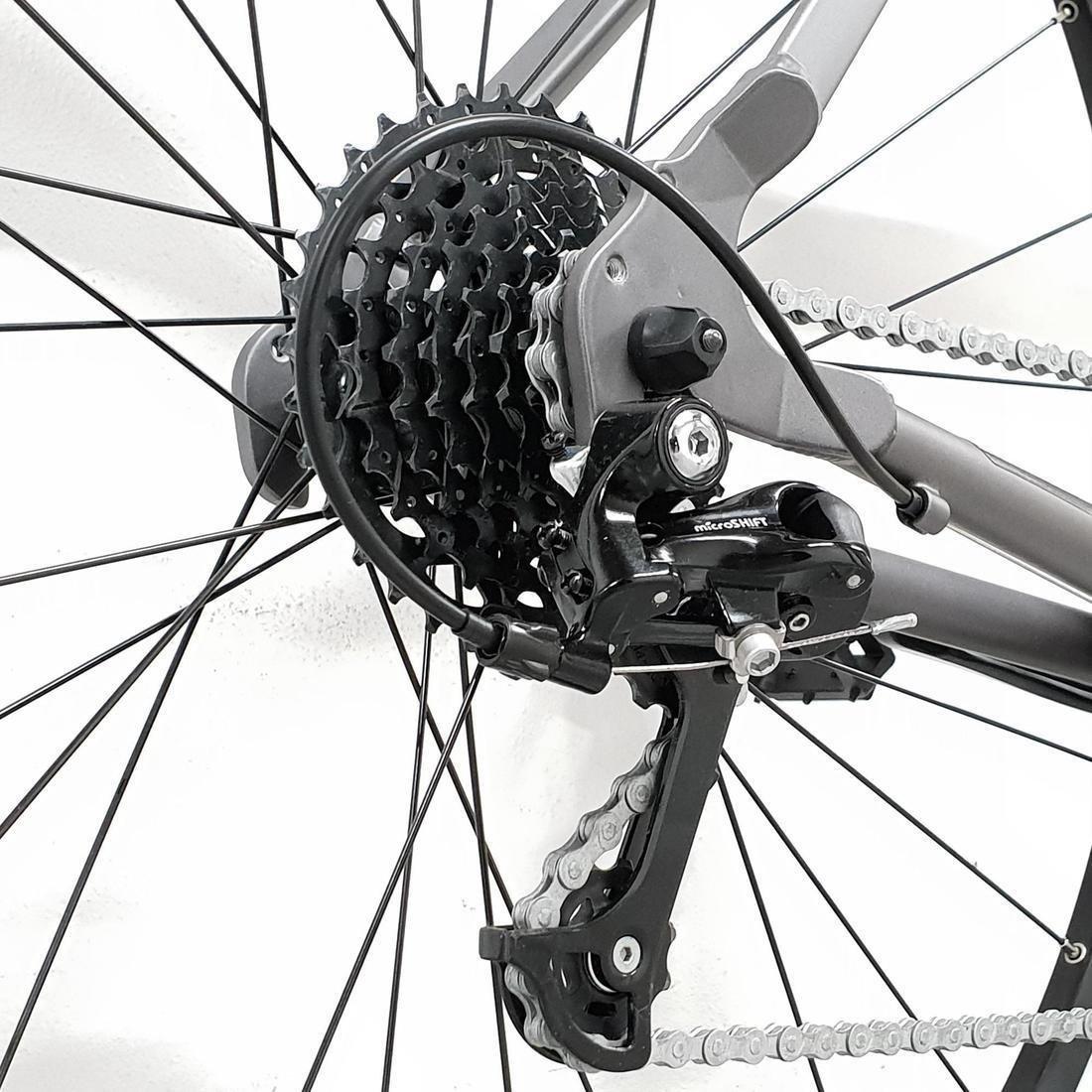 XL Men's  Bicycle Touring Road Bike Rc120, Dark Grey, , large image number 7