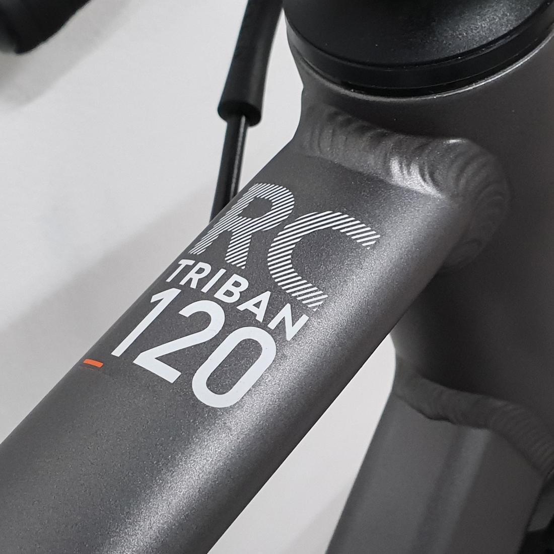 XL Men's  Bicycle Touring Road Bike Rc120, Dark Grey, , large image number 12