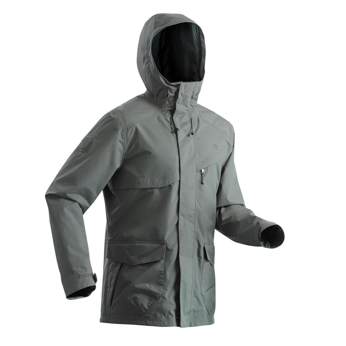 Extra Large  Men's Country Walking Waterproof Jacket - NH550 Imper, Khaki Brown, , large image number 0