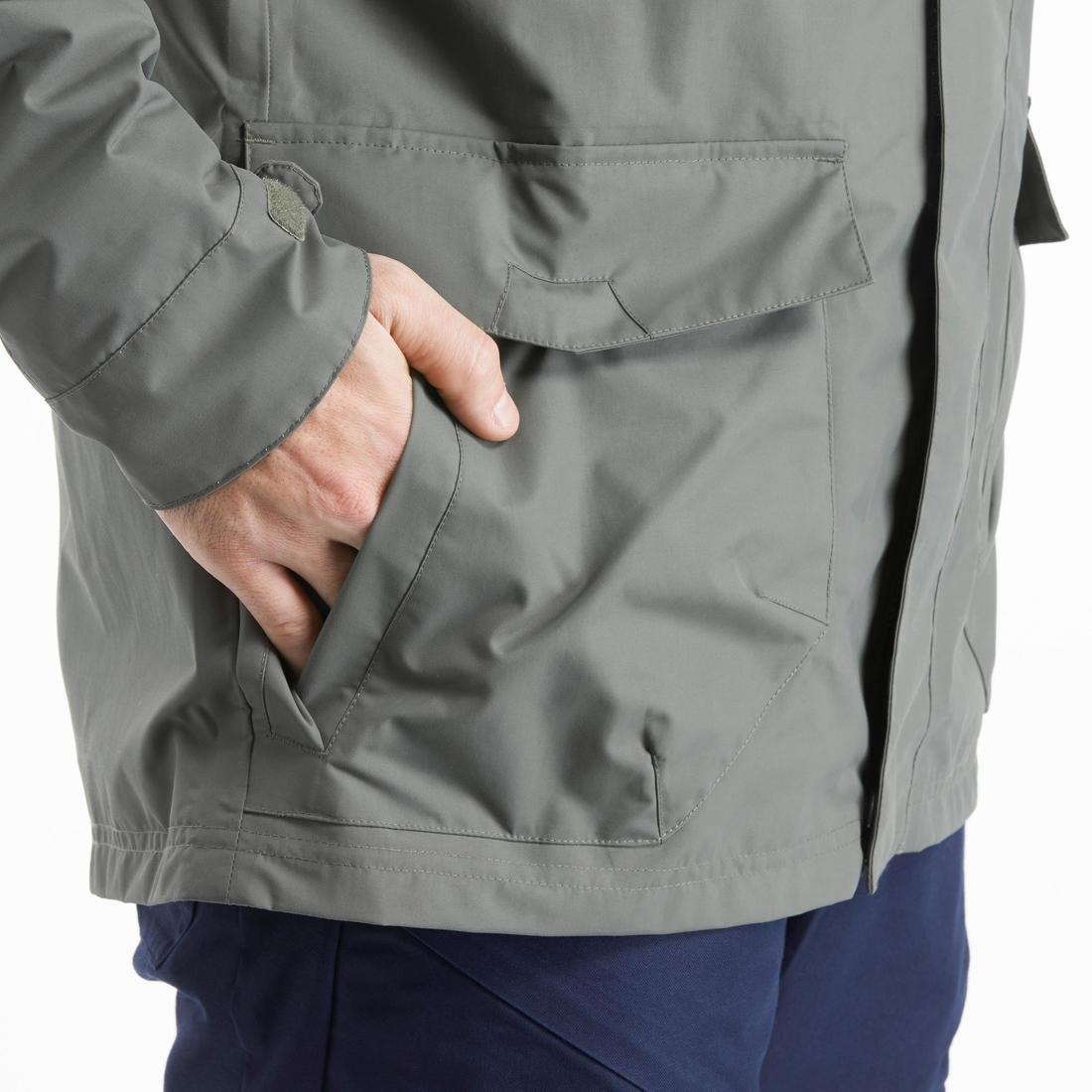 Extra Large  Men's Country Walking Waterproof Jacket - NH550 Imper, Khaki Brown, , large image number 12