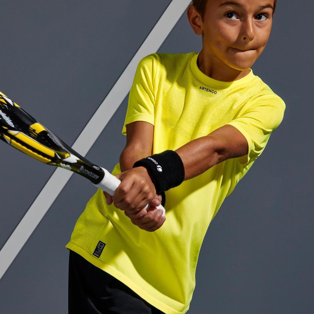 900 Boys' T-Shirt Neon, Fluo Lime Yellow, No Color, large image number 2