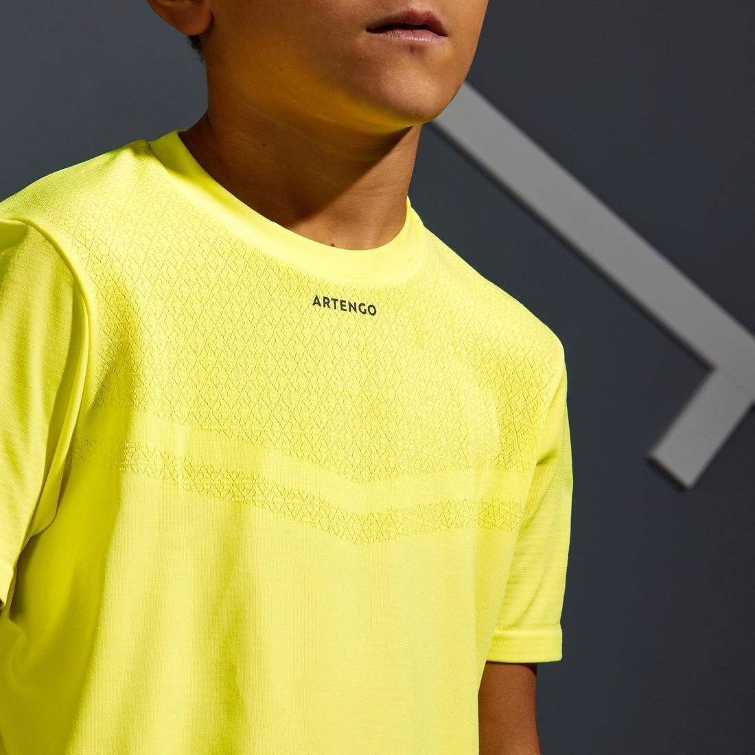 900 Boys' T-Shirt Neon, Fluo Lime Yellow, No Color, large image number 7