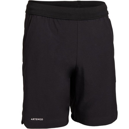 ARTENGO - 12-13Y Boys' Tennis Shorts TSH500 - Black