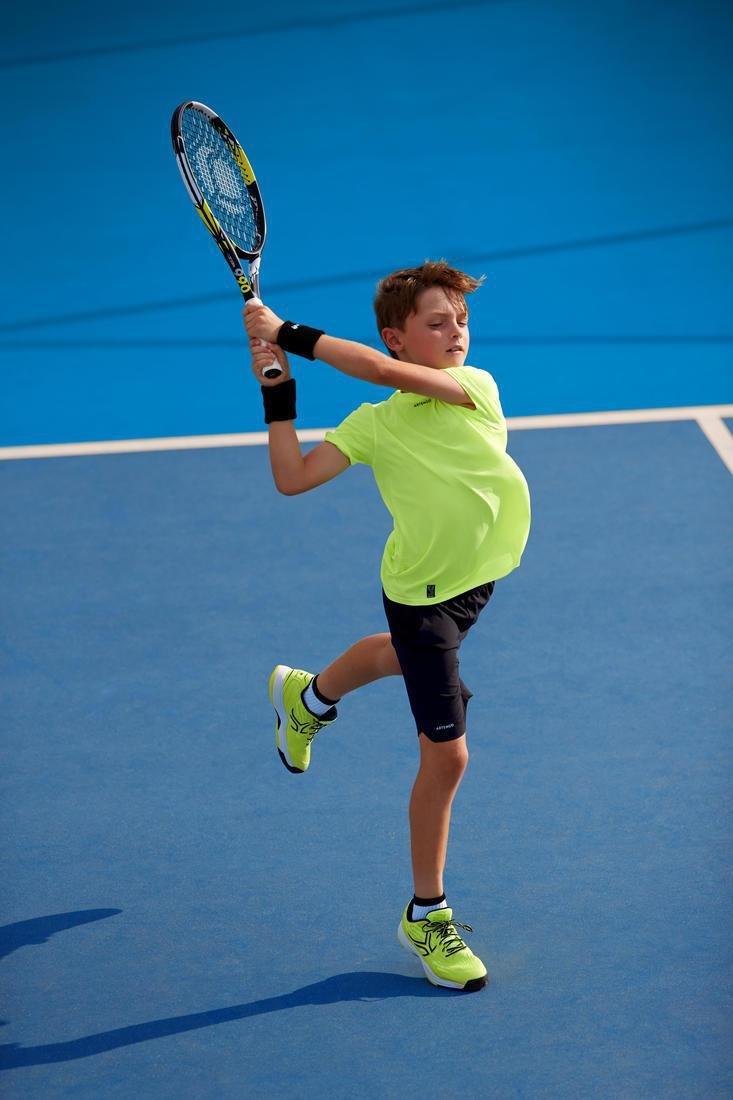 8-9Y  Boys' Tennis Shorts TSH500 - Black, , large image number 9