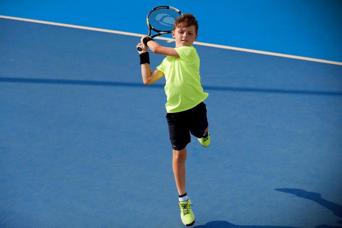 8-9Y  Boys' Tennis Shorts TSH500 - Black, , large image number 10