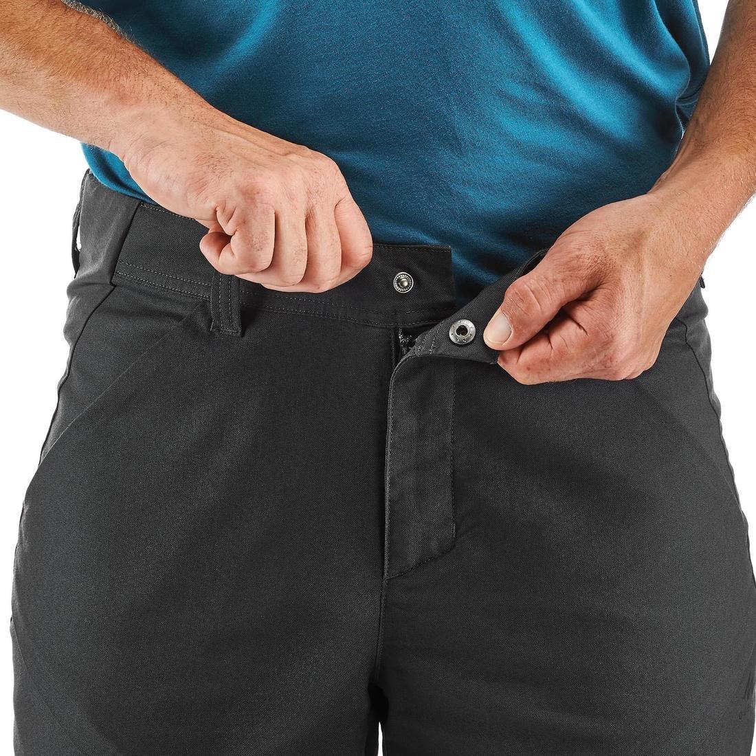 W44 L34  Men's NH500 Regular Off-Road Hiking Trousers, Carbon Grey, , large image number 14
