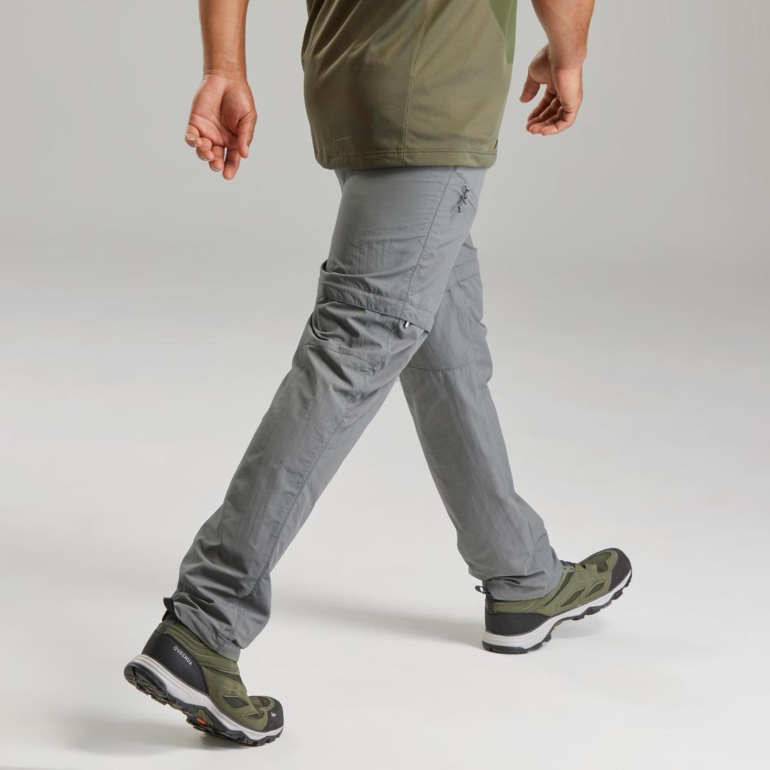 W36 L34  Men's Modular Mountain Walking Trousers MH150, Charcoal Grey, , large image number 1