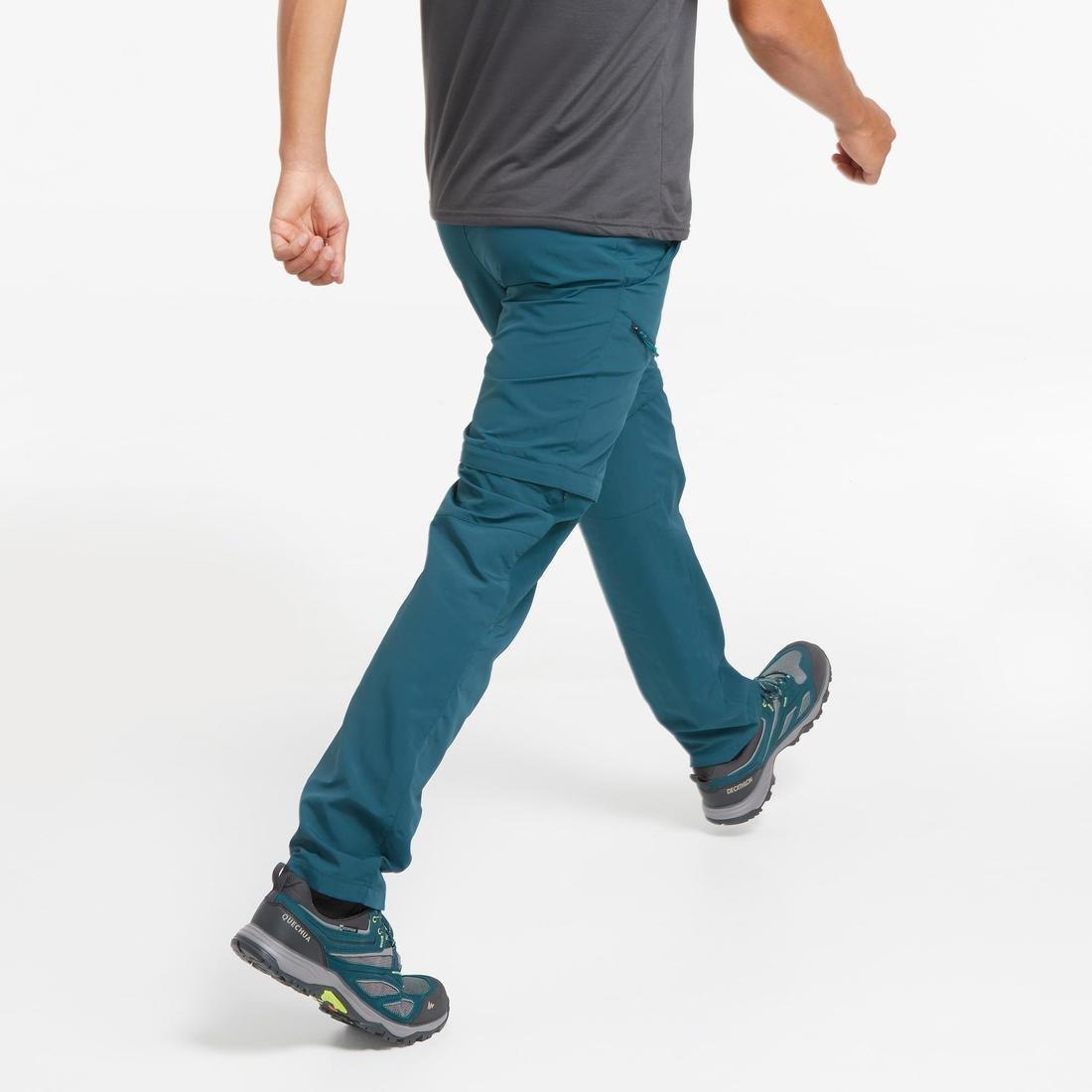 W36 L34  Men's Modular Mountain Walking Trousers MH150, Charcoal Grey, , large image number 8