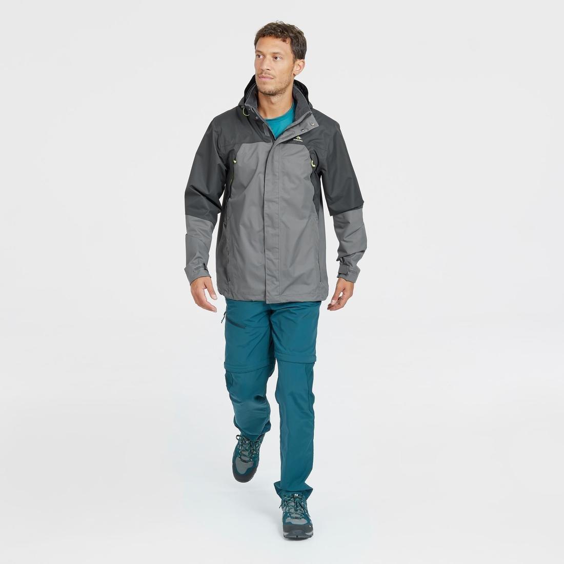 W36 L34  Men's Modular Mountain Walking Trousers MH150, Charcoal Grey, , large image number 9