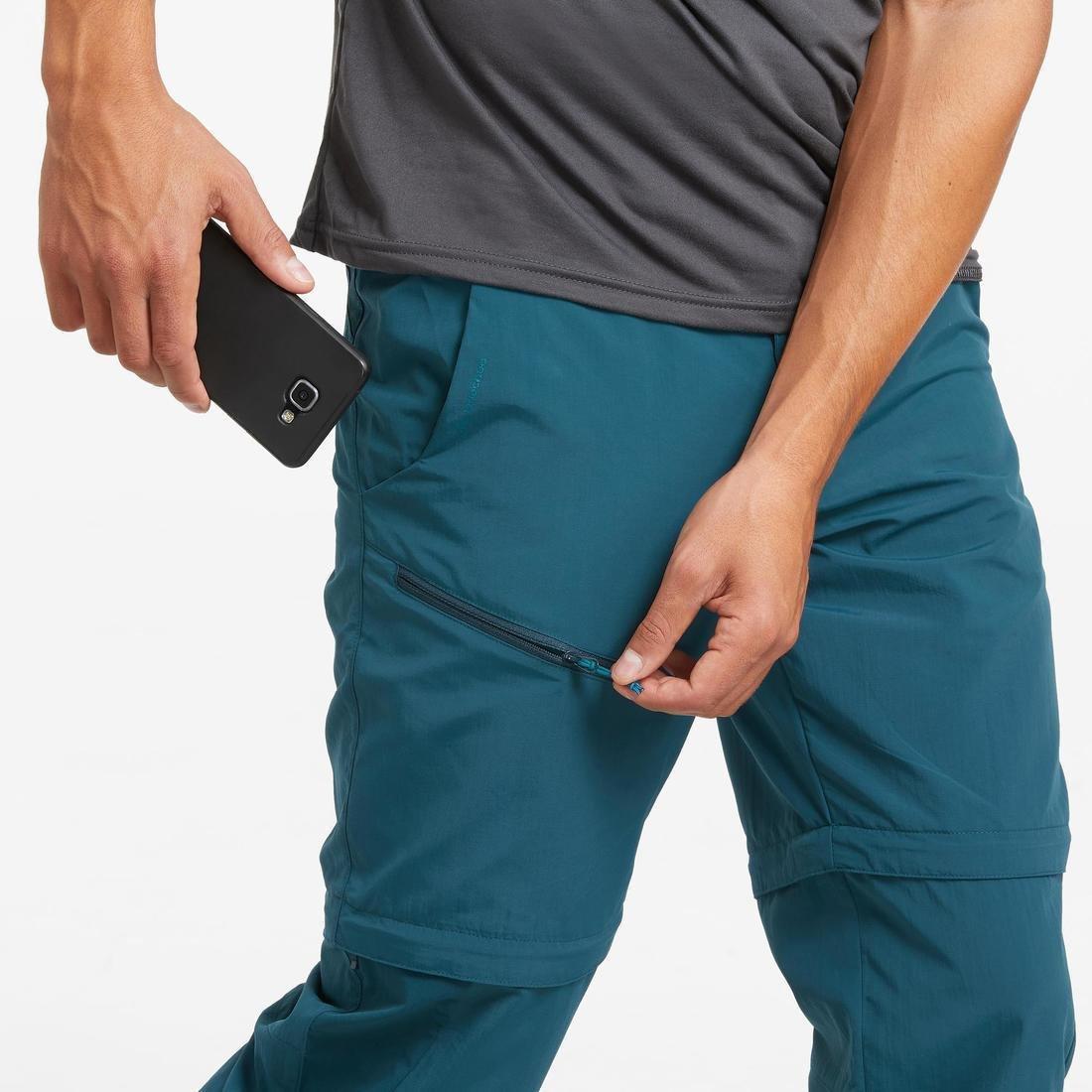W36 L34  Men's Modular Mountain Walking Trousers MH150, Charcoal Grey, , large image number 12
