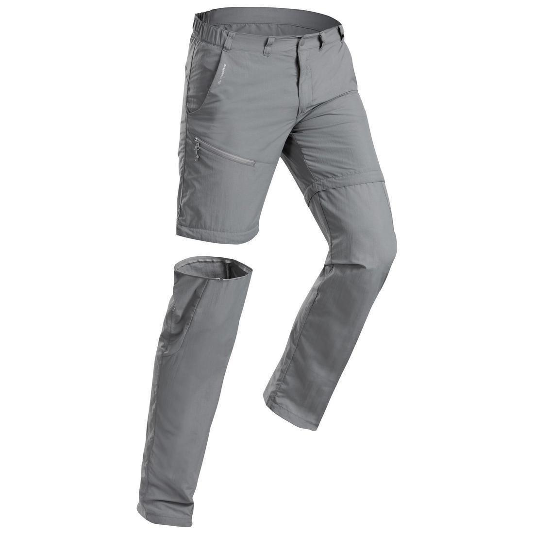 W36 L34  Men's Modular Mountain Walking Trousers MH150, Charcoal Grey, , large image number 13