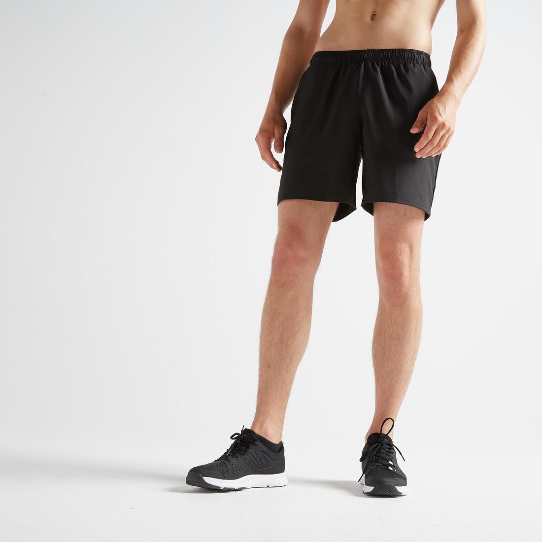 Medium  FST 100 Fitness Cardio Training Shorts, Black, , large image number 0