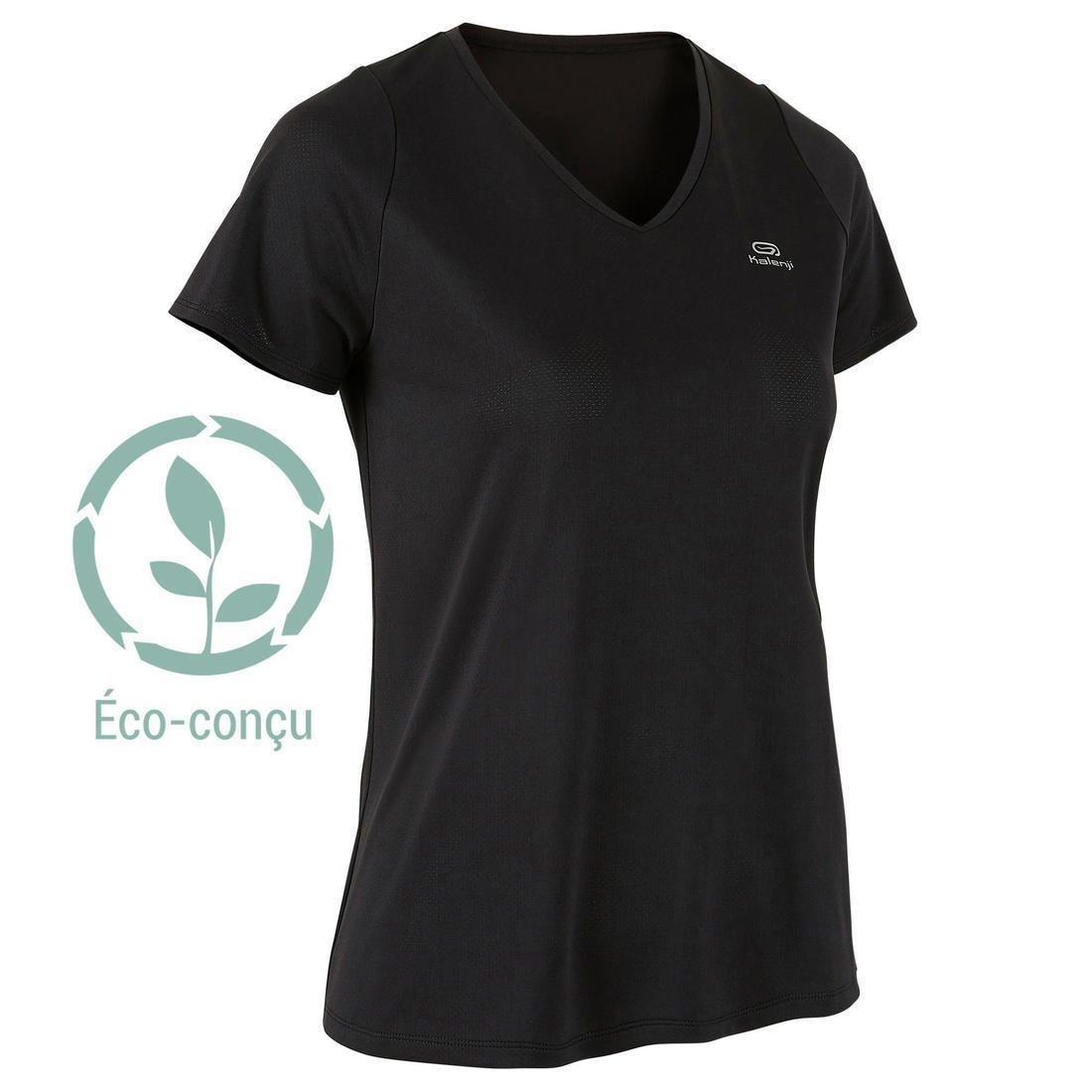 M/L  Women's Running Breathable Short-Sleeved T-Shirt Dry, Black, , large image number 4