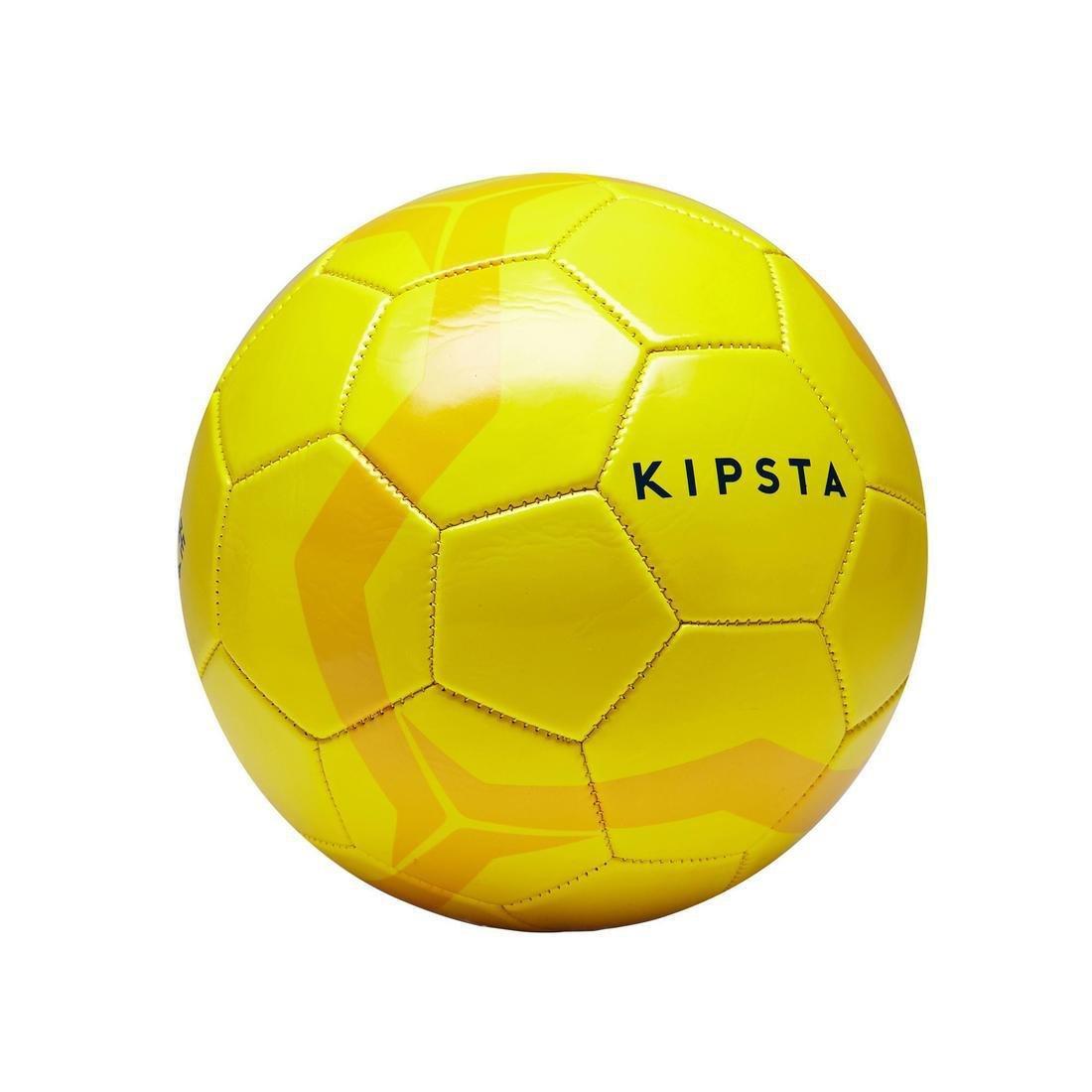 4  Size 5 (12 years) Football F100, Yellow, , large image number 0