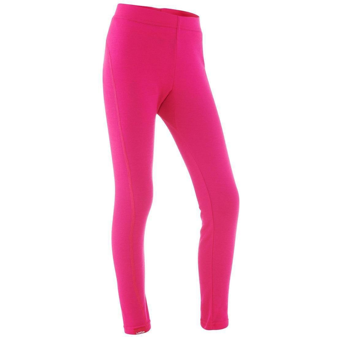14-15Y Kids' Ski Underwear Bottom - Pink, Fuchsia, , large image number 0