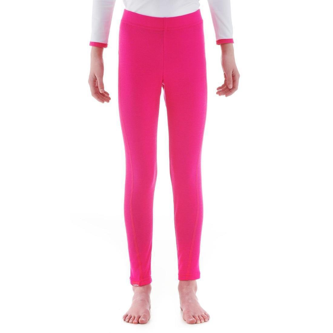 14-15Y Kids' Ski Underwear Bottom - Pink, Fuchsia, , large image number 1