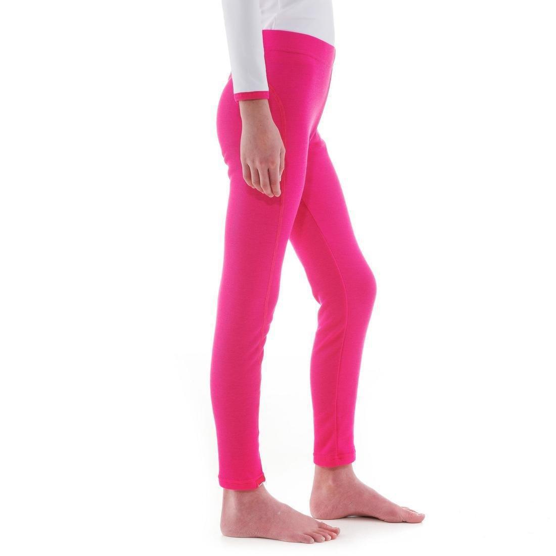 14-15Y Kids' Ski Underwear Bottom - Pink, Fuchsia, , large image number 3