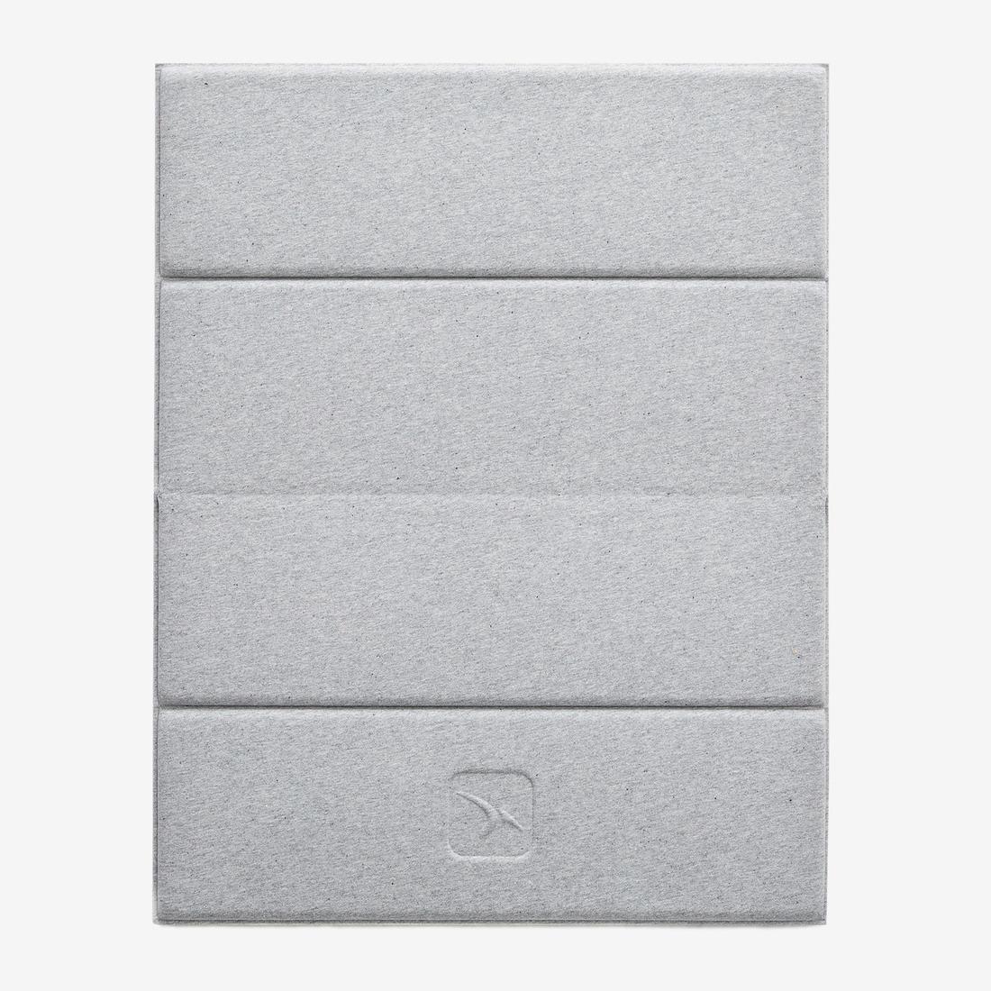 Pilates Mini Floor Mat 50 cm x 39 cm x 8 mm - Grey, , large image number 4
