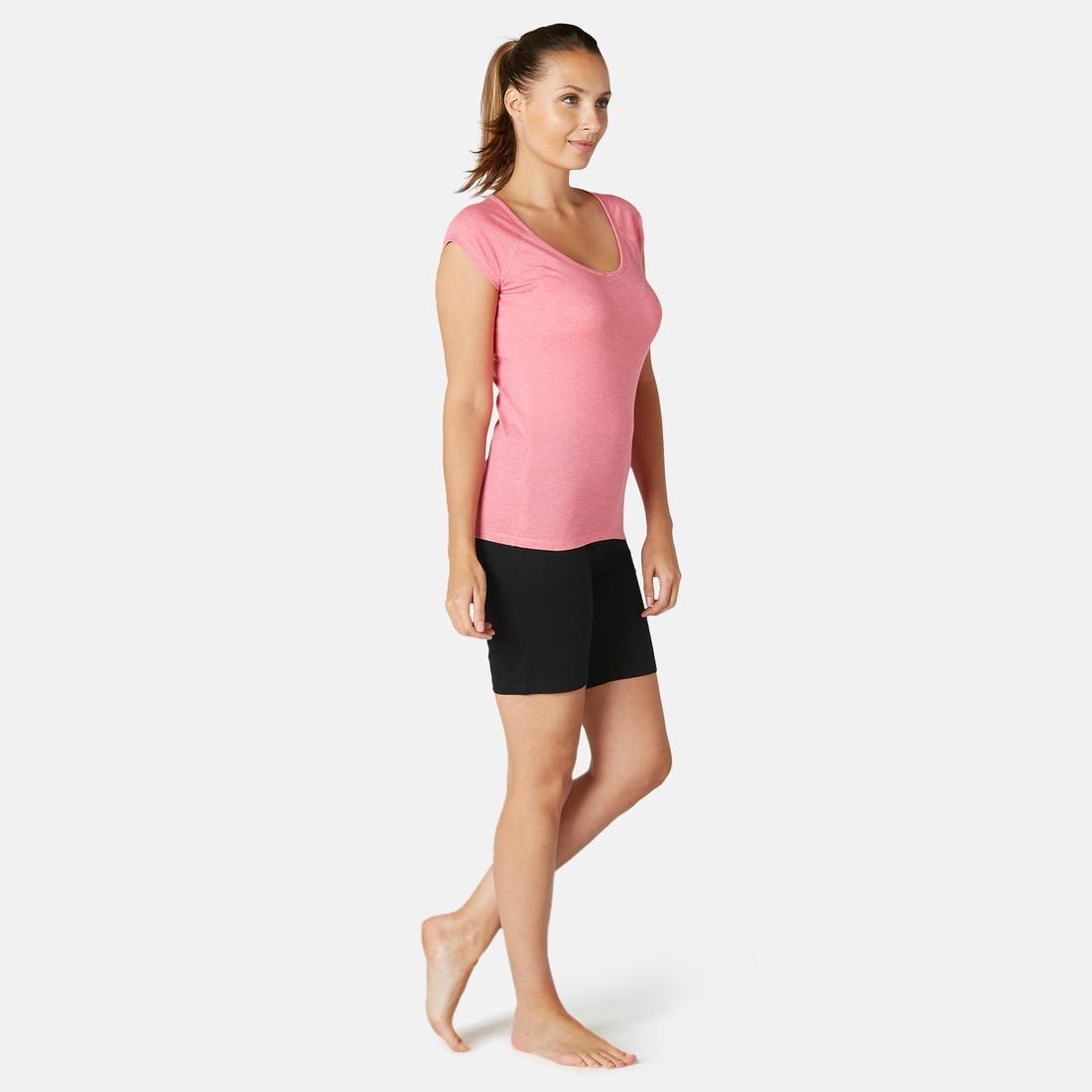 2XL  Cotton Fitness Shorts Fit+ Straight Cut - Black, , large image number 1