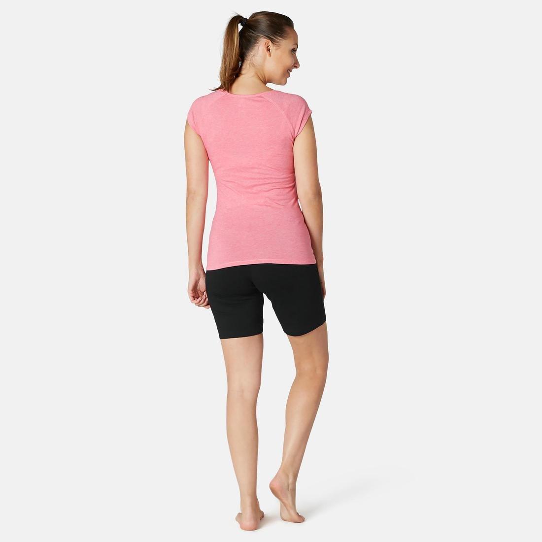 2XL  Cotton Fitness Shorts Fit+ Straight Cut - Black, , large image number 3