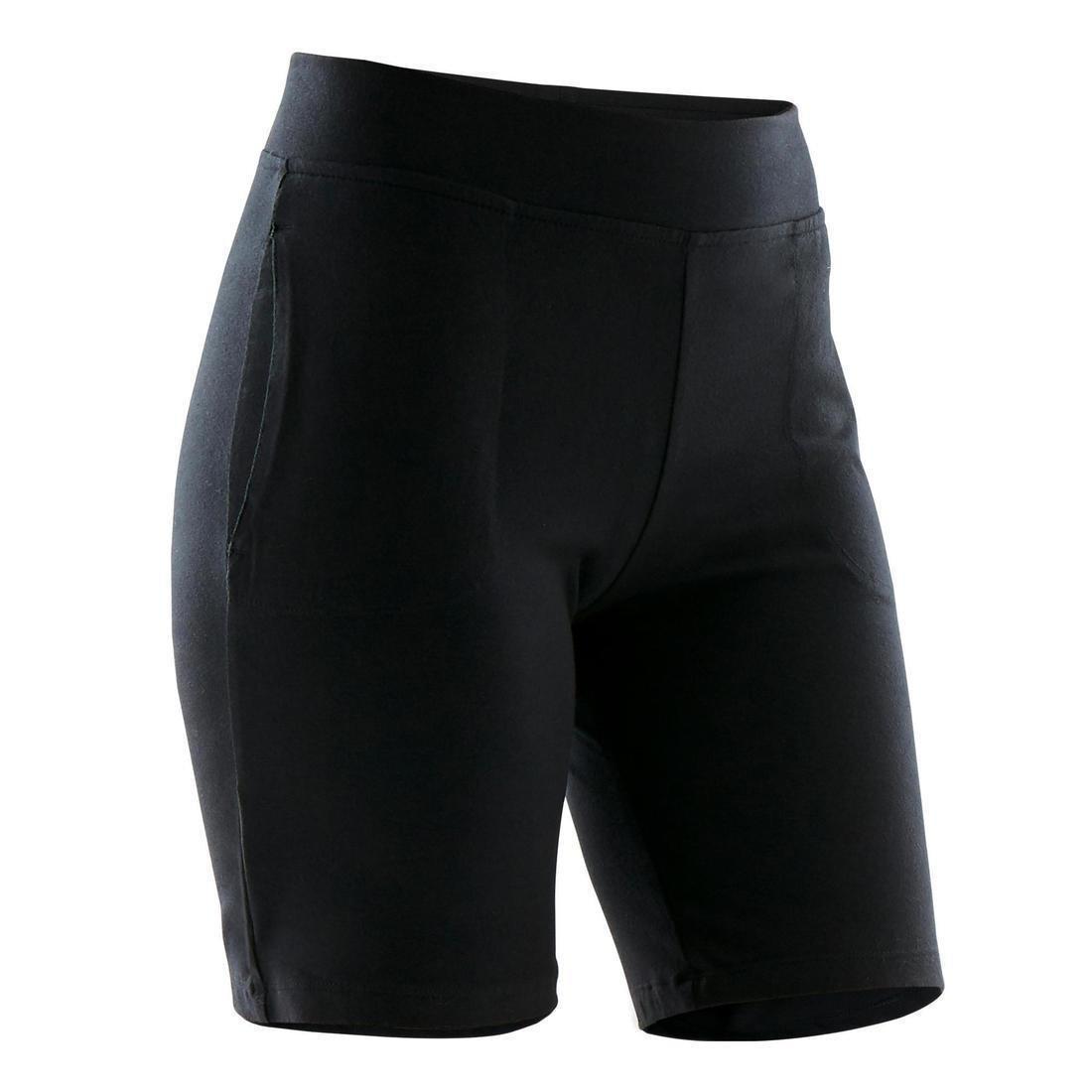 2XL  Cotton Fitness Shorts Fit+ Straight Cut - Black, , large image number 7