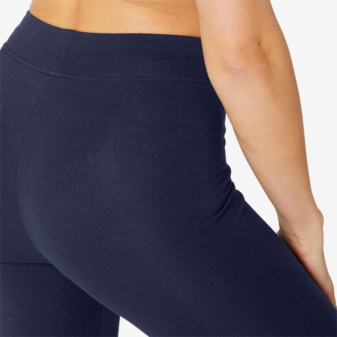 W28 L31  Slim-Fit Majority Cotton Fitness Cropped Bottoms Fit+ - Black, , large image number 14