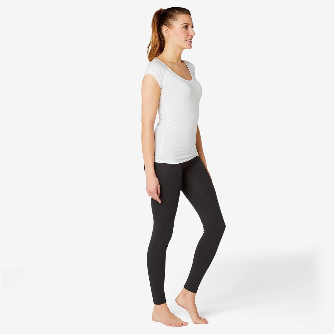 W35 L31  Fitness Cotton Leggings Fit+, Black, , large image number 2